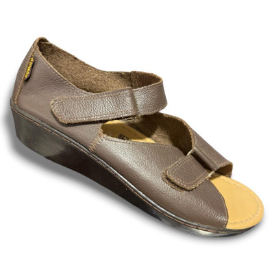 Sandalia de Cuero para Mujer R&oacute;mulo Ref 0559 Mocca | Calzado C&oacute;modo y Ergon&oacute;mico | Tus Pasos Bogot&aacute;